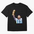 Messi wpap pop art Oversized T-Shirt Back the Journey through FIFA World Cup 2026 USA Canada Mexico for Fans of Messi, CR7 and Mbappe and England, France and Netherlands, Bringing Soccer Culture, Superstar Moments, National Team Dreams and