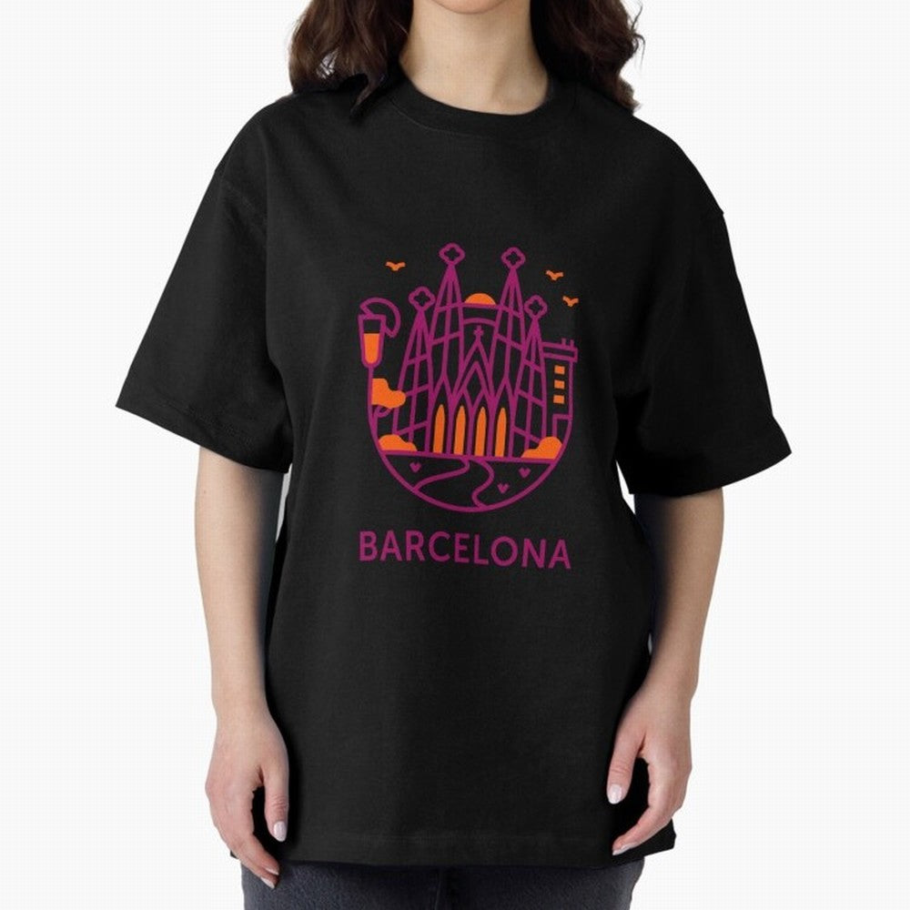 Luggage Barcelona Oversized T-Shirt Elevate FIFA World Cup 2026 for Fans of Haaland and Portugal, Bringing Retro Football Energy, Iconic Rivalries, Trophy Chase Drama and Stadium Atmosphere; Built for Supporters Chasing Trophy Dreams, Final Match