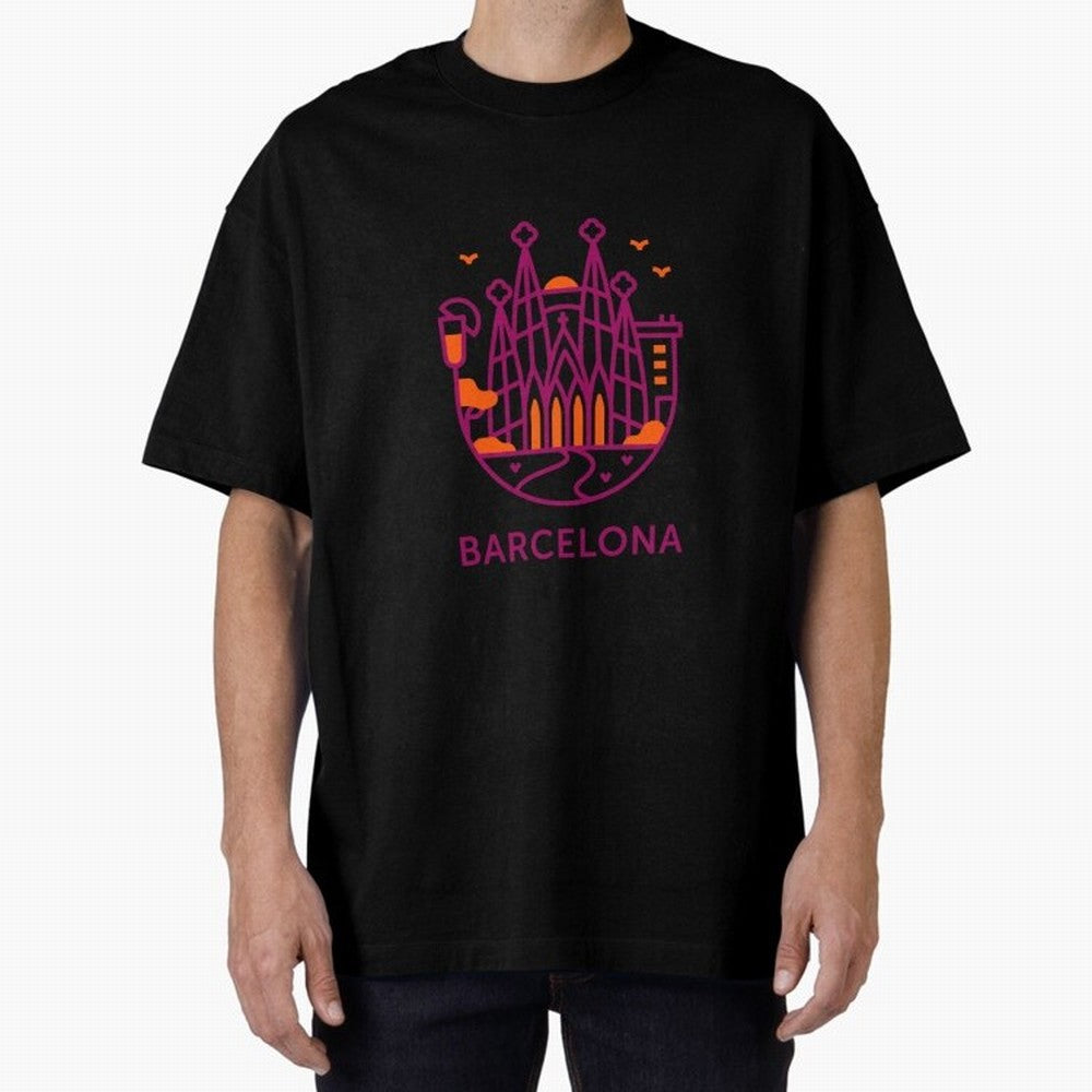 Luggage Barcelona Oversized T-Shirt Elevate FIFA World Cup 2026 for Fans of Haaland and Portugal, Bringing Retro Football Energy, Iconic Rivalries, Trophy Chase Drama and Stadium Atmosphere; Built for Supporters Chasing Trophy Dreams, Final Match