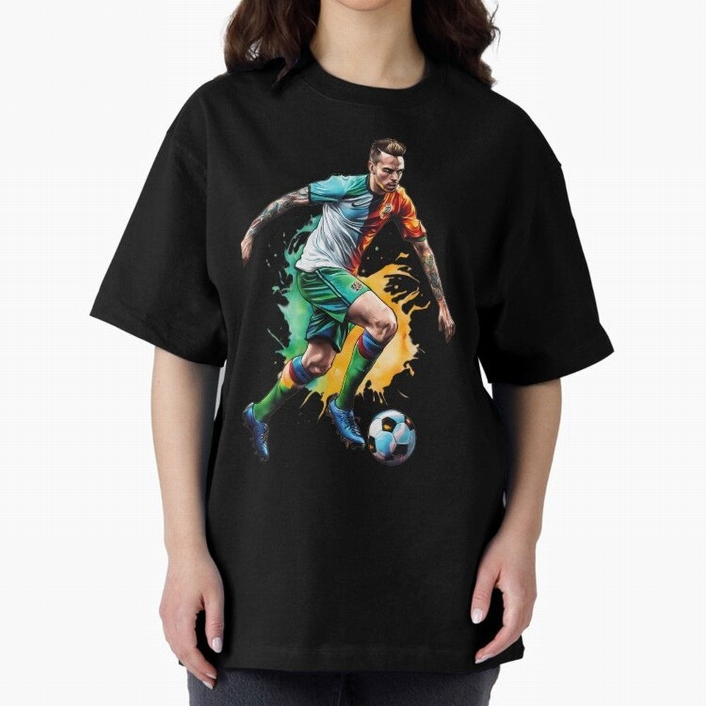 Football Soccer Art Classic T-Shirt Celebrate Global Football Passion for FIFA World Cup 2026 USA Canada Mexico, Filled with Messi and Cristiano Ronaldo, England, France and Netherlands, Match Day Excitement, Supporter Culture, Golden Goals and