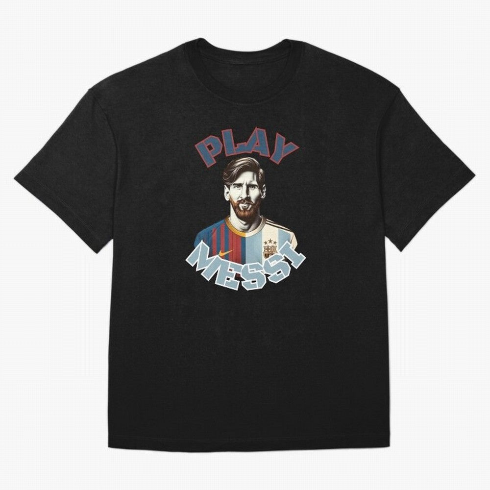Play Messi Classic T-Shirt Experience Match Day Hype around FIFA World Cup 2026 Group Stage, Messi, Neymar and Mbappe, Germany, Sports Nostalgia, International Competition, Famous Players and Unforgettable Victories; Ideal for Fans Who Follow
