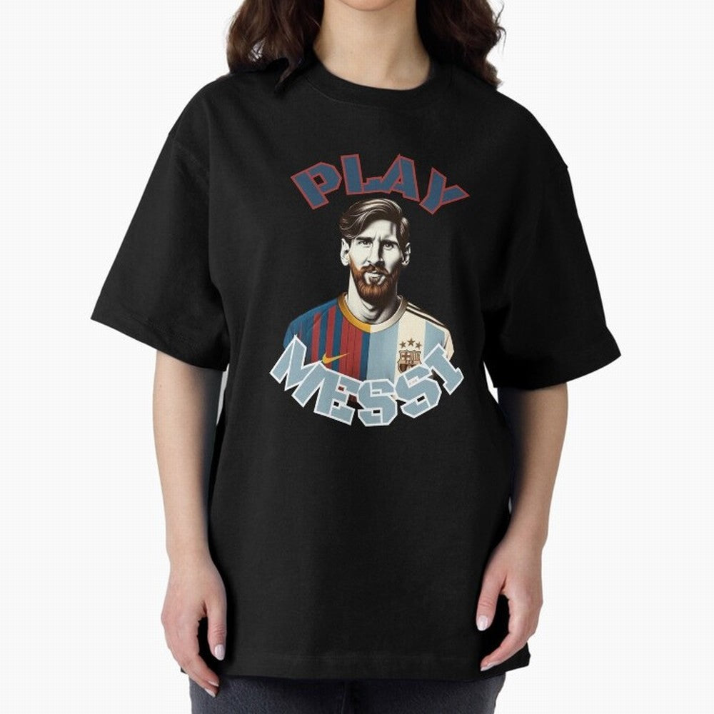 Play Messi Classic T-Shirt Experience Match Day Hype around FIFA World Cup 2026 Group Stage, Messi, Neymar and Mbappe, Germany, Sports Nostalgia, International Competition, Famous Players and Unforgettable Victories; Ideal for Fans Who Follow