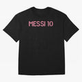 Messi Inter Miami Oversized T-Shirt Show Fan Pride Across FIFA World Cup 2026 Group Stage Spirit, Driven by Brazil, Messi, Neymar and Mbappe, Tournament Hype, Historic Matchups, Family Viewing Parties and Global Sports Pride; Great for Watch