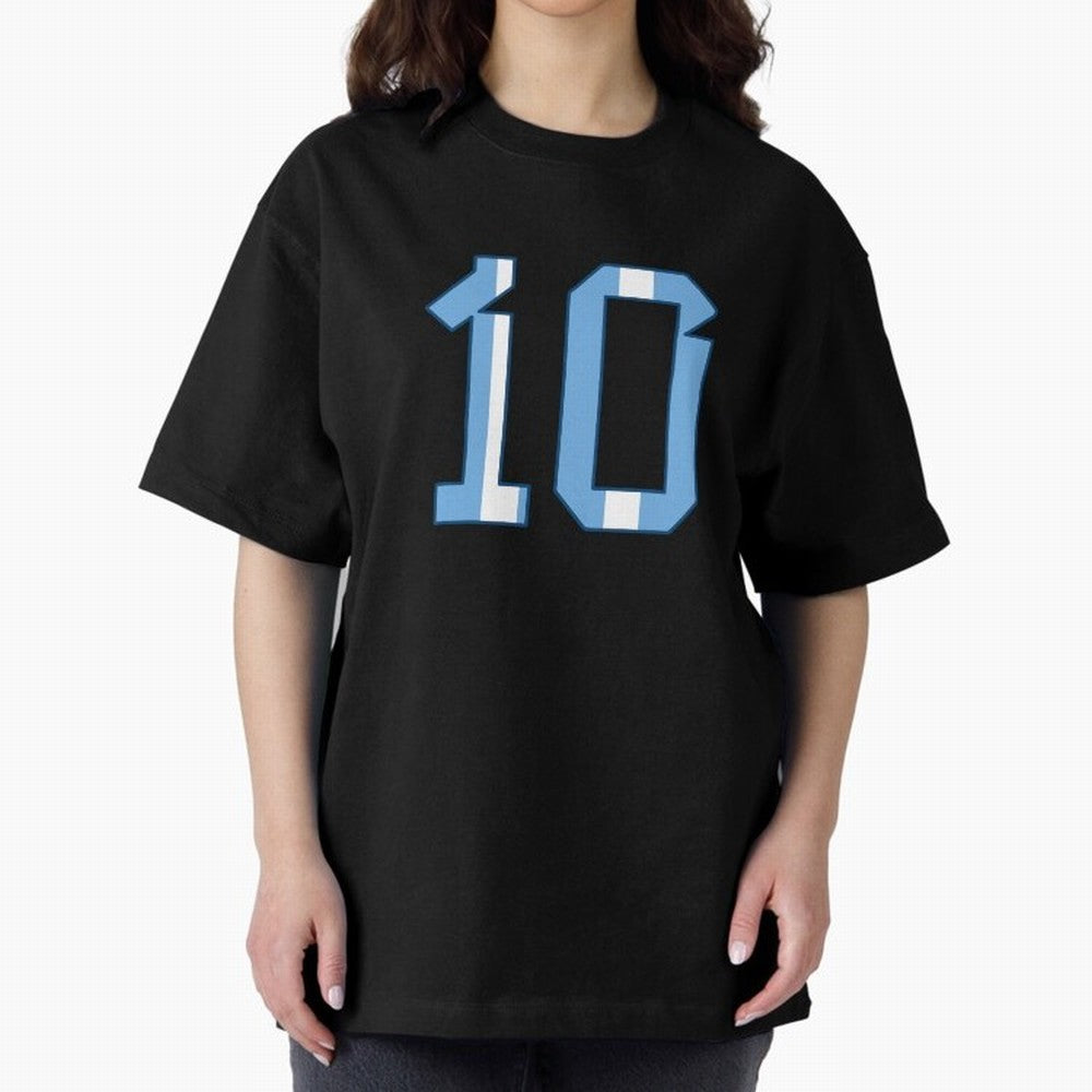 10 - Lionel Messi - Argentina Colours Classic T-Shirt Bring World Football Passion into FIFA World Cup 2026 USA Canada Mexico for Fans of Neymar and Netherlands, Bringing Sports Nostalgia, International Competition, Famous Players and Unforgettable
