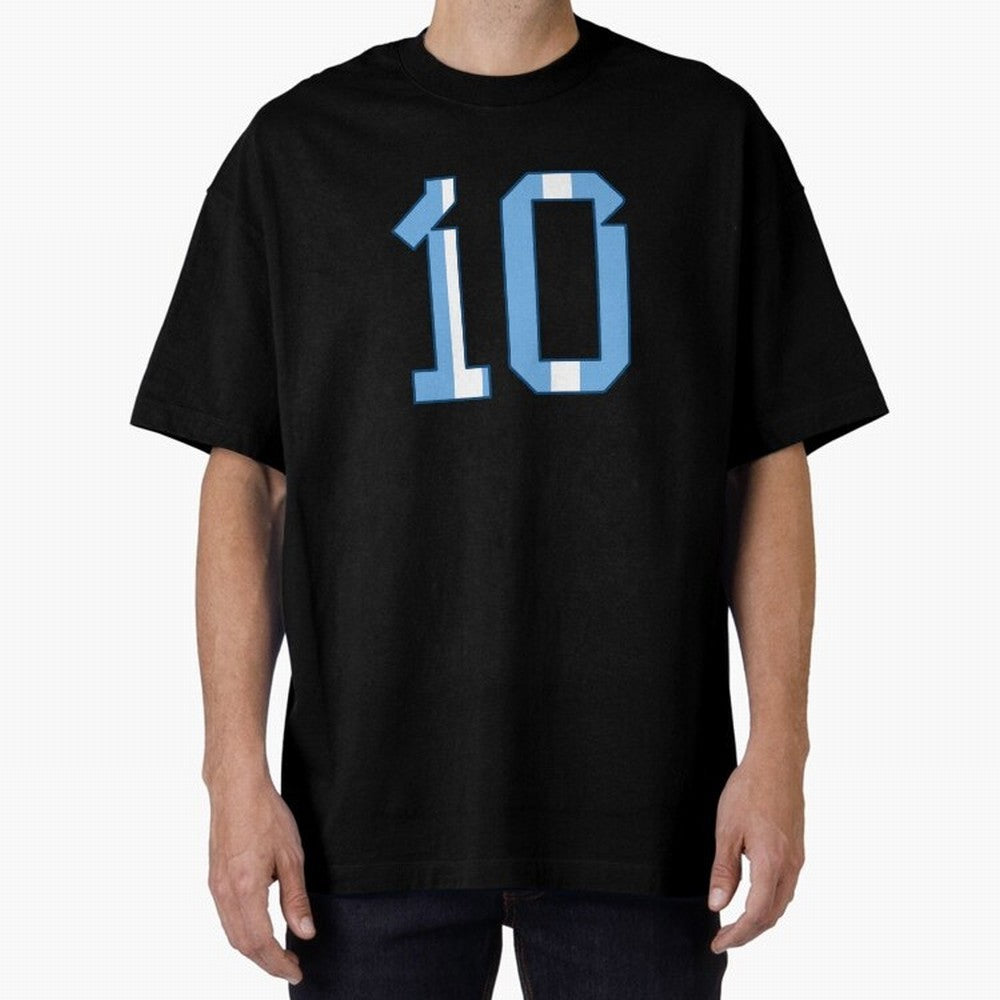 10 - Lionel Messi - Argentina Colours Classic T-Shirt Bring World Football Passion into FIFA World Cup 2026 USA Canada Mexico for Fans of Neymar and Netherlands, Bringing Sports Nostalgia, International Competition, Famous Players and Unforgettable