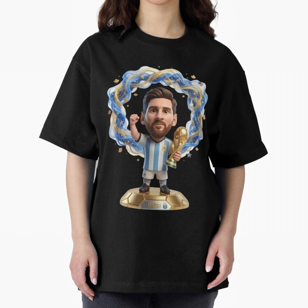 Messi Argentina 2026 - Legend Soccer Chibi 3D Classic T-Shirt Mark FIFA World Cup 2026 Spirit, Capturing Germany, Neymar, Supporter Pride, Iconic Celebrations, Legendary Names and Global Match Day Energy; Perfect for People Who Love Argentina,