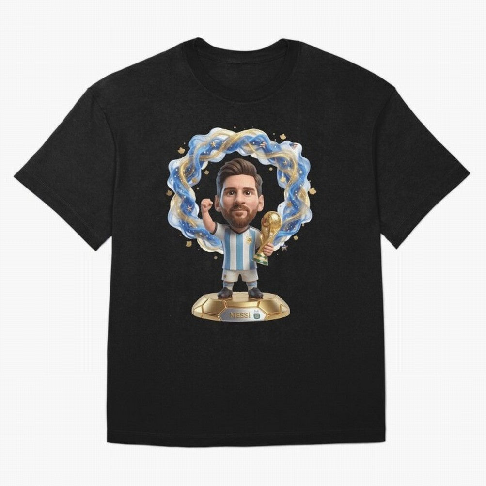 Messi Argentina 2026 - Legend Soccer Chibi 3D Classic T-Shirt Mark FIFA World Cup 2026 Spirit, Capturing Germany, Neymar, Supporter Pride, Iconic Celebrations, Legendary Names and Global Match Day Energy; Perfect for People Who Love Argentina,