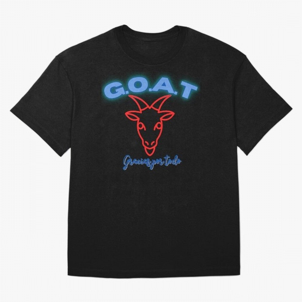 Lionel Messi THANKS GOAT Shirt Oversized T-Shirt Celebrate Match Day Hype around FIFA World Cup 2026 USA Canada Mexico, CR7 and Messi, England and Germany, Champion Mindset, Group Stage Buzz, Knockout Tension and Passionate Fan Culture; Great for