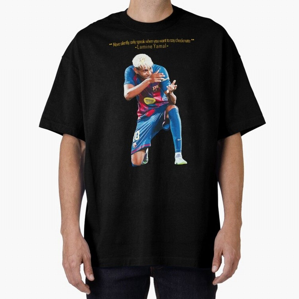 Move Silently Only Speak When You Want To Say Checkmate Lamine Yamal Classic T-Shirt Relive Legendary Nights from FIFA World Cup 2026 Spirit, Driven by Germany, Mbappe, Championship Spirit, Famous Goals, Roaring Crowds and International Football
