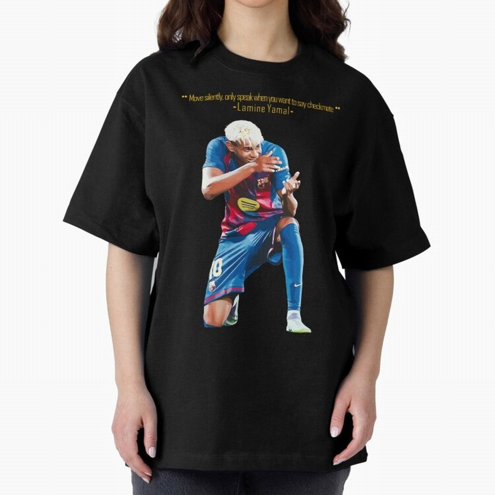 Move Silently Only Speak When You Want To Say Checkmate Lamine Yamal Classic T-Shirt Relive Legendary Nights from FIFA World Cup 2026 Spirit, Driven by Germany, Mbappe, Championship Spirit, Famous Goals, Roaring Crowds and International Football