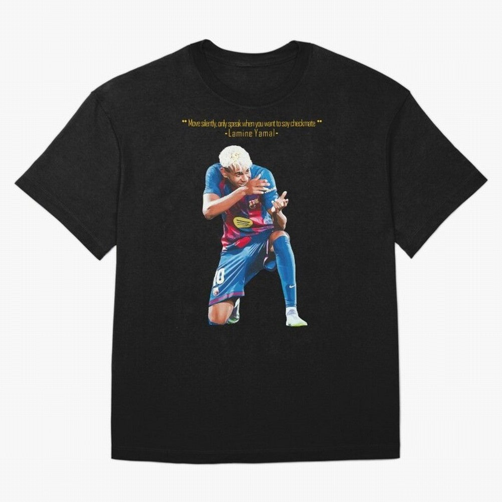 Move Silently Only Speak When You Want To Say Checkmate Lamine Yamal Classic T-Shirt Relive Legendary Nights from FIFA World Cup 2026 Spirit, Driven by Germany, Mbappe, Championship Spirit, Famous Goals, Roaring Crowds and International Football