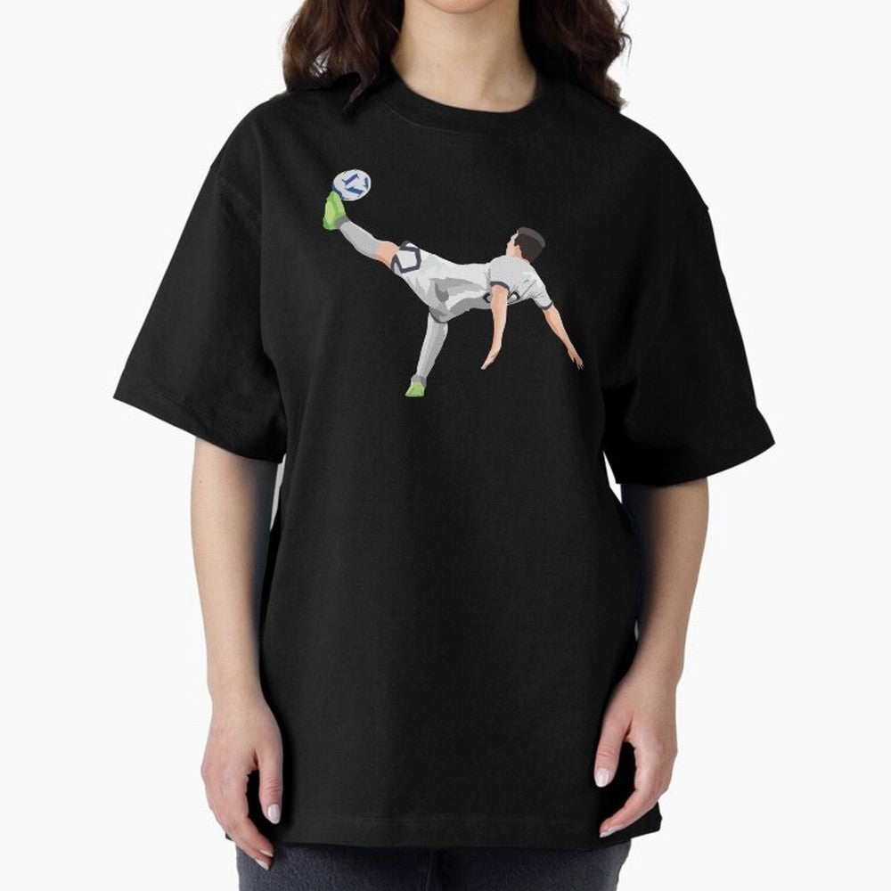 Messi Bicycle Kick Oversized T-Shirt Turn Every Weekend Toward Match Day Hype around FIFA World Cup 2026, Cristiano Ronaldo, Netherlands, Football History, Final Match Energy, Crowd Noise and Once in a Lifetime Moments; Ideal for Football Dads,