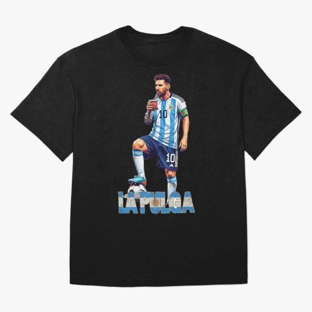 Messi Pop Art Portrait Classic T-Shirt Mark Global Football Passion for FIFA World Cup 2026 USA Canada Mexico, Made for Neymar, Haaland and Cristiano Ronaldo, Argentina, Football History, Final Match Energy, Crowd Noise and Once in a Lifetime