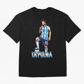 Messi Pop Art Portrait Classic T-Shirt Mark Global Football Passion for FIFA World Cup 2026 USA Canada Mexico, Made for Neymar, Haaland and Cristiano Ronaldo, Argentina, Football History, Final Match Energy, Crowd Noise and Once in a Lifetime