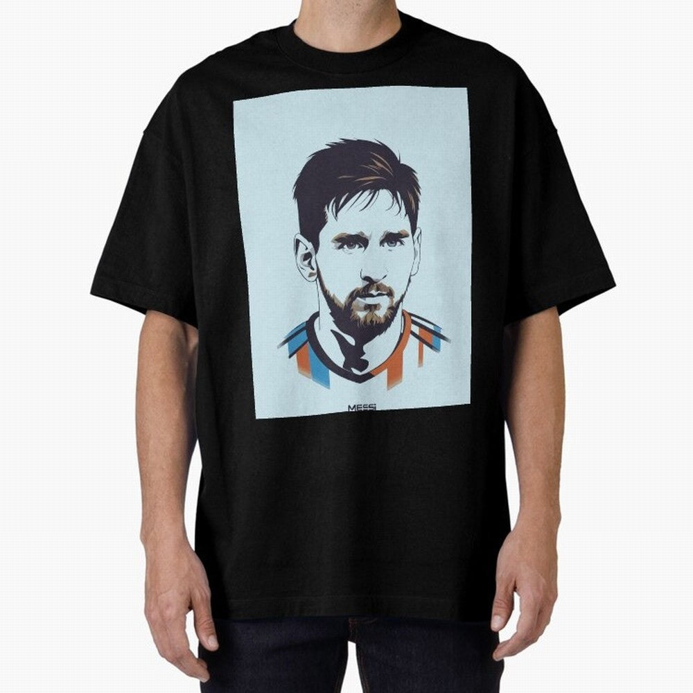 Messi Pop Art Portrait Classic T-Shirt Honor Match Day Hype around FIFA World Cup 2026 USA Canada Mexico, CR7, France, Retro Football Energy, Iconic Rivalries, Trophy Chase Drama and Stadium Atmosphere; Perfect for Fans, Collectors, Family