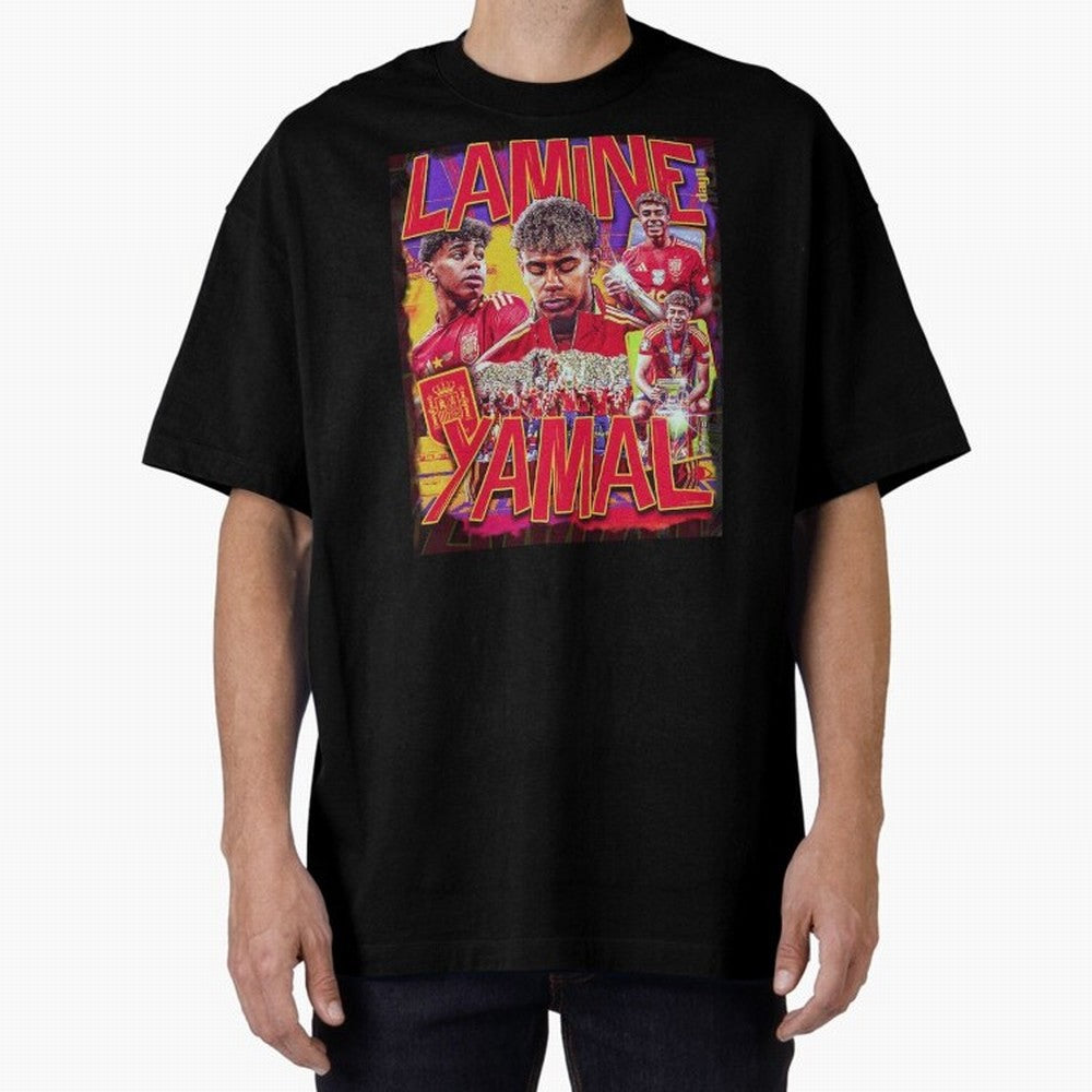 Lamine Yamal Classic T-Shirt Turn Up for the FIFA World Cup 2026 Journey through Messi, Neymar and Mbappe Highlights, France and Portugal Pride, Championship Spirit, Famous Goals, Roaring Crowds and International Football Unity; Ideal for