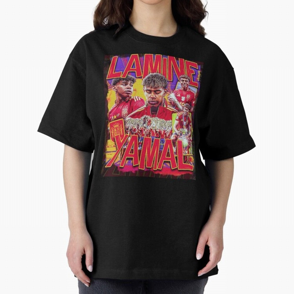 Lamine Yamal Classic T-Shirt Turn Up for the FIFA World Cup 2026 Journey through Messi, Neymar and Mbappe Highlights, France and Portugal Pride, Championship Spirit, Famous Goals, Roaring Crowds and International Football Unity; Ideal for