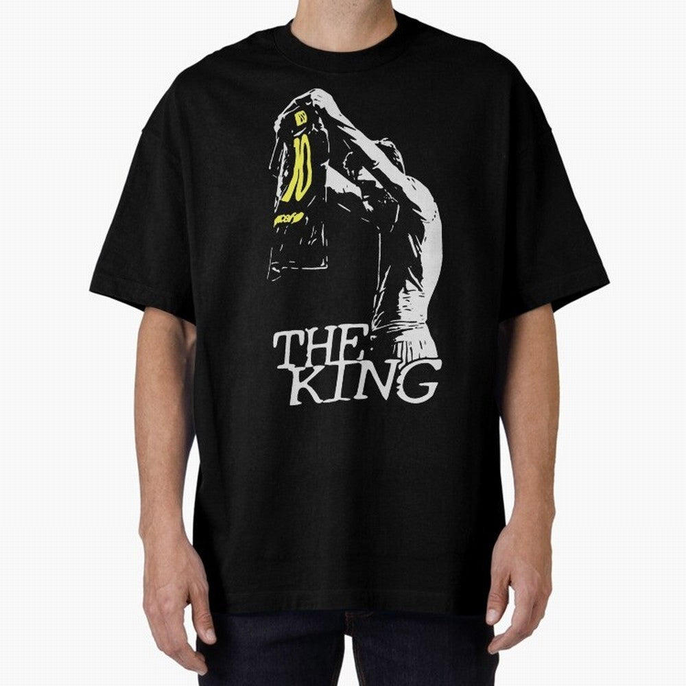 Messi Pop Art Portrait Oversized T-Shirt Celebrate Unforgettable Nights in the FIFA World Cup 2026 USA Canada Mexico Journey through CR7 Highlights, Brazil Pride, Global Supporter Spirit, Legendary Goals, National Colors and Tournament Celebration;