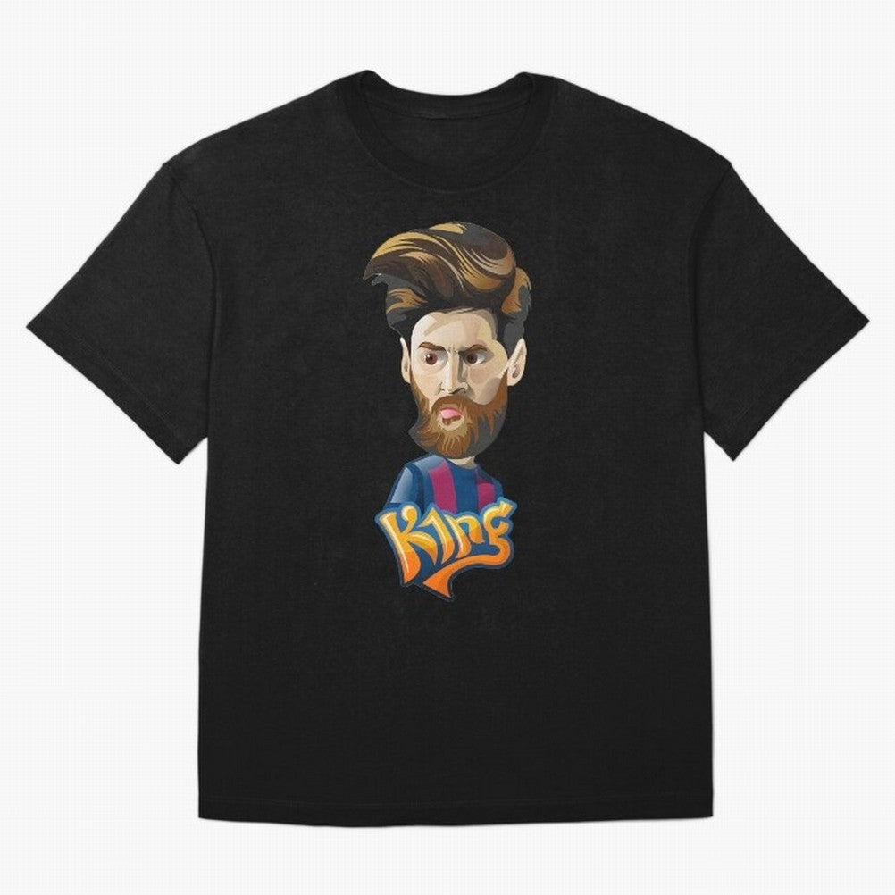 Lionel Messi Classic T-Shirt Celebrate Classic Football Spirit in Match Day Hype around FIFA World Cup 2026, Haaland, Argentina, France and Brazil, Vintage Soccer Flavor, Modern Football Stars, National Flags and Final Night Emotion; Made for Die