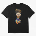 Lionel Messi Classic T-Shirt Celebrate Classic Football Spirit in Match Day Hype around FIFA World Cup 2026, Haaland, Argentina, France and Brazil, Vintage Soccer Flavor, Modern Football Stars, National Flags and Final Night Emotion; Made for Die
