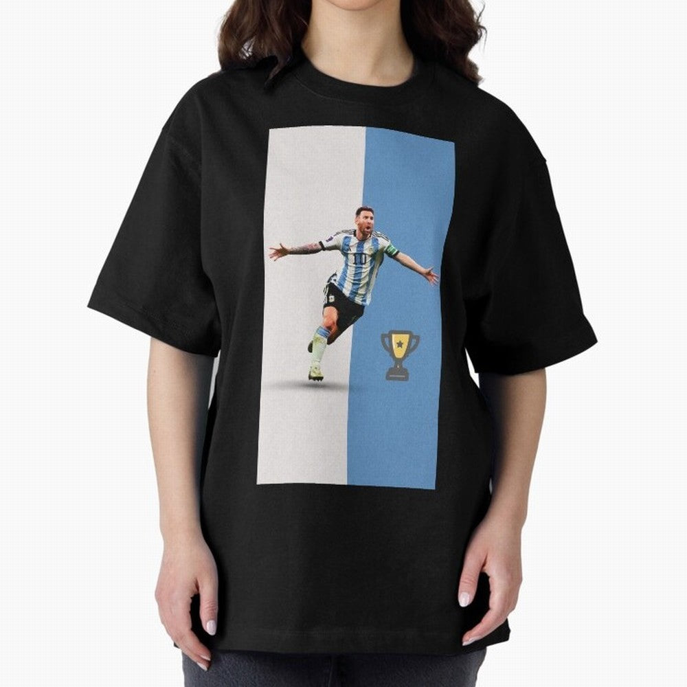 World Cup /Lional Messi/football, soccer Oversized T-Shirt Keep Football History Alive during FIFA World Cup 2026 USA Canada Mexico Spirit, with Netherlands, Haaland, Tournament Hype, Historic Matchups, Family Viewing Parties and Global Sports
