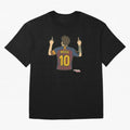 Lionel Messi's famous gesture of pointing to the sky Classic T-Shirt Celebrate the Stars of Match Day Hype around FIFA World Cup 2026 USA Canada Mexico, Messi, England, France and Netherlands, Match Day Excitement, Supporter Culture, Golden Goals
