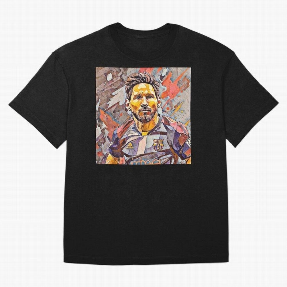 Messi Pop Art Portrait Classic T-Shirt Show Up for the Glory of FIFA World Cup 2026 Group Stage Highlighting CR7 and Messi, Argentina and Brazil Energy, Match Day Excitement, Supporter Culture, Golden Goals and Global Football Passion; Ideal for