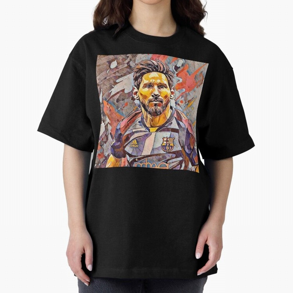 Messi Pop Art Portrait Classic T-Shirt Show Up for the Glory of FIFA World Cup 2026 Group Stage Highlighting CR7 and Messi, Argentina and Brazil Energy, Match Day Excitement, Supporter Culture, Golden Goals and Global Football Passion; Ideal for