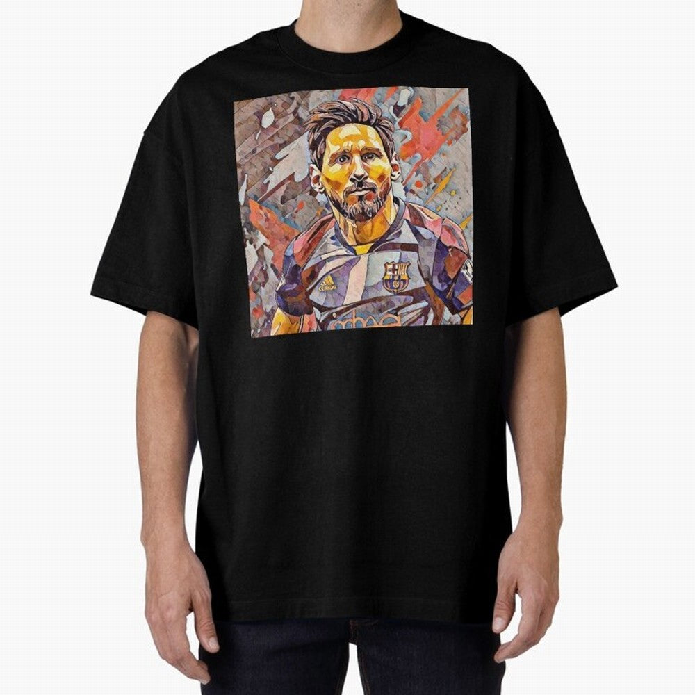 Messi Pop Art Portrait Classic T-Shirt Show Up for the Glory of FIFA World Cup 2026 Group Stage Highlighting CR7 and Messi, Argentina and Brazil Energy, Match Day Excitement, Supporter Culture, Golden Goals and Global Football Passion; Ideal for