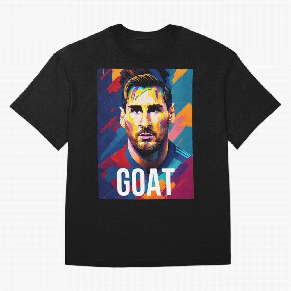 Messi Pop Art Portrait Classic T-Shirt Celebrate the Stars of Match Day Hype around FIFA World Cup 2026 Group Stage, Cristiano Ronaldo, Haaland and CR7, Netherlands, Stadium Memories, Football Loyalty, International Chants and Championship