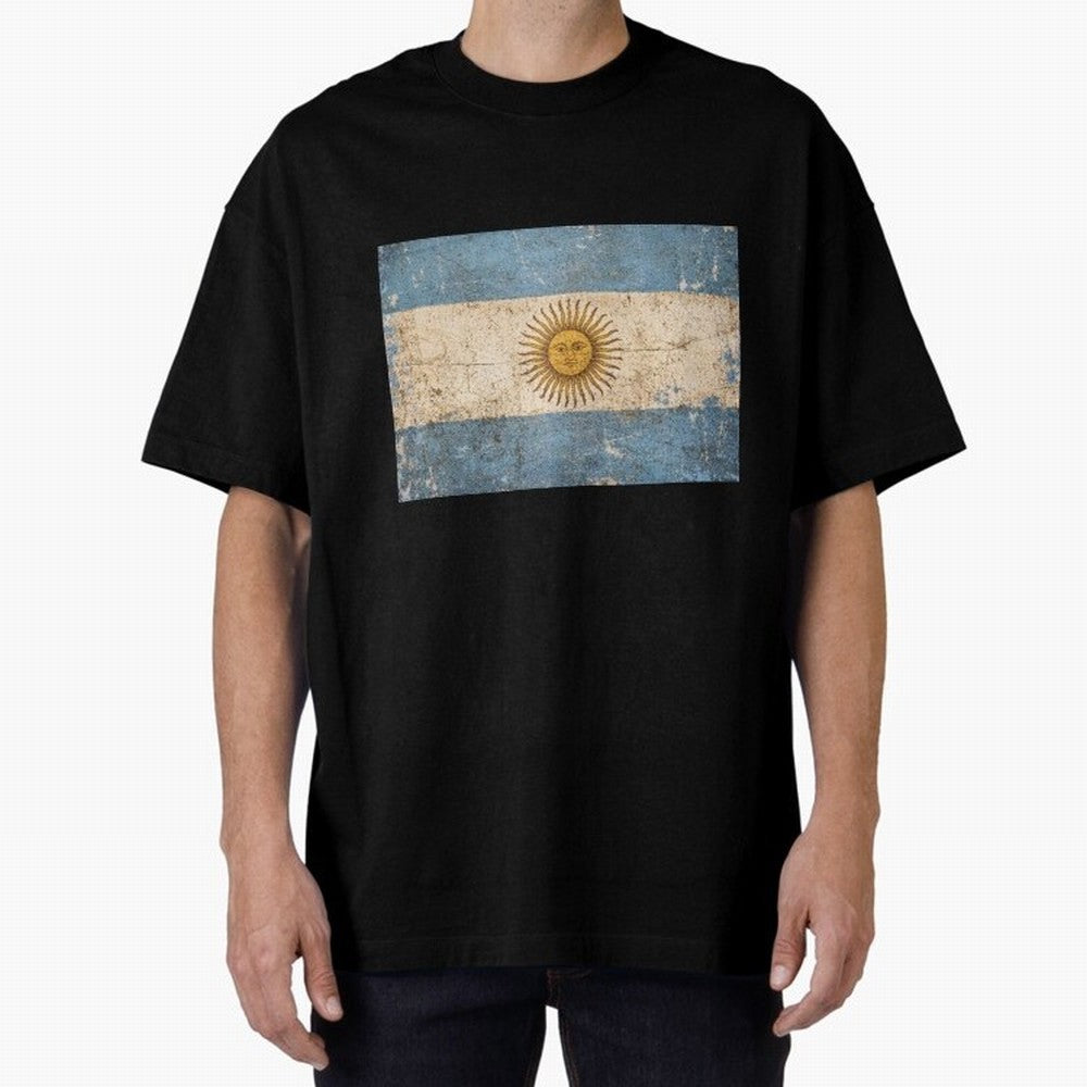 Vintage Argentina Flag Soccer Fan Design Classic T-Shirt Bring Home FIFA World Cup 2026 Group Stage for Fans of Neymar and Germany, Bringing Football Festival Excitement, Trophy Ambitions, Country Rivalries and Star Player Buzz; Perfect for Fans,