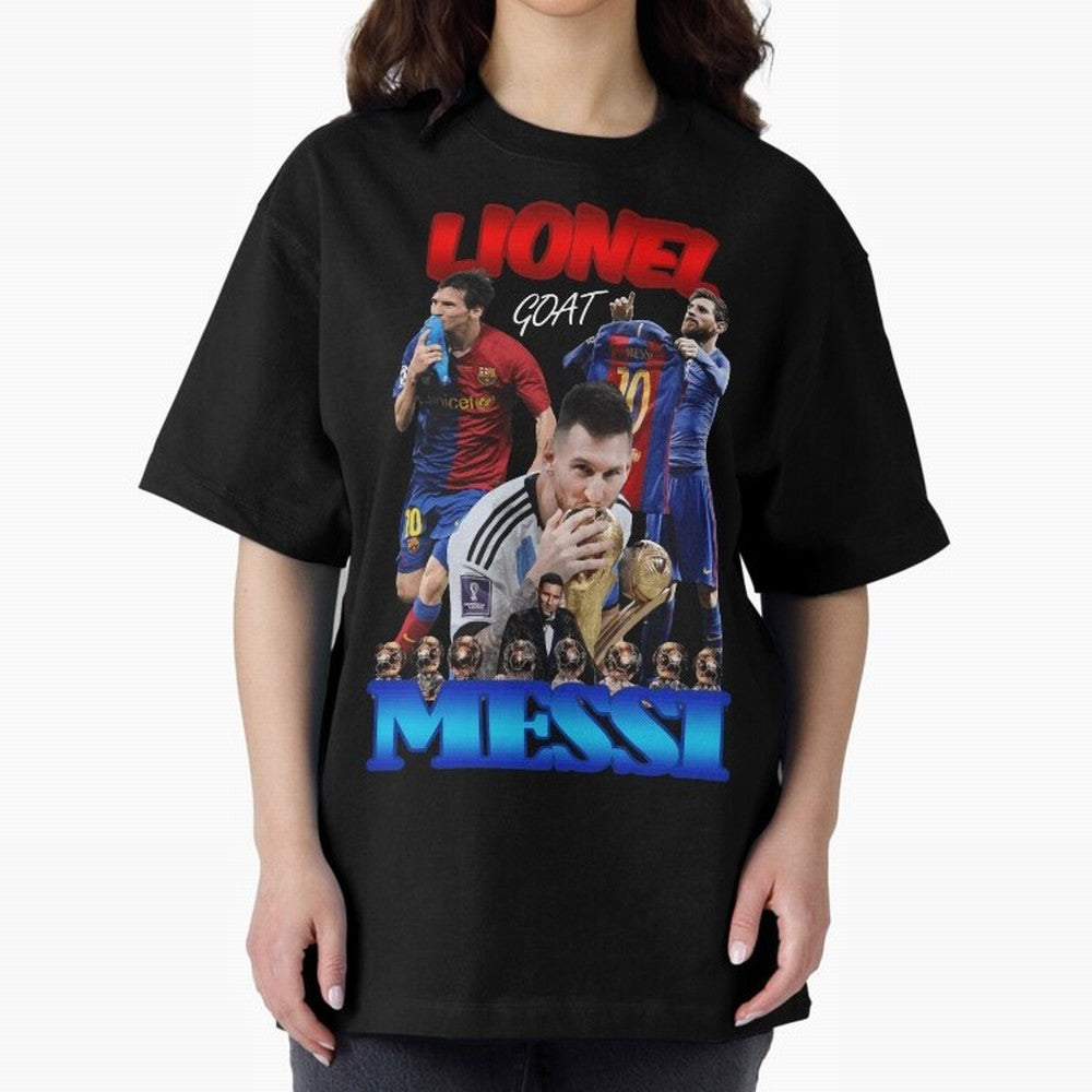 Messi The GOAT Classic T-Shirt Showcase the FIFA World Cup 2026 Group Stage Journey through Neymar, Haaland and Cristiano Ronaldo Highlights, Brazil Pride, Champion Mindset, Group Stage Buzz, Knockout Tension and Passionate Fan Culture; Made for