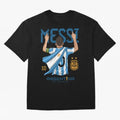 Messi Pop Art Portrait Classic T-Shirt Represent FIFA World Cup 2026 for Fans of CR7 and Messi and Portugal, Bringing Football Festival Excitement, Trophy Ambitions, Country Rivalries and Star Player Buzz; Perfect for People Who Love Argentina,