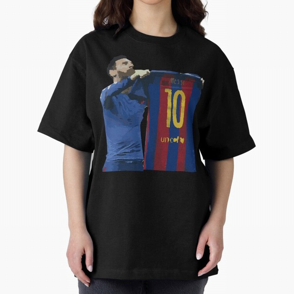 Messi The GOAT Classic T-Shirt Celebrate Rivalries and Pride in Global Football Passion for FIFA World Cup 2026 Group Stage, Centered on Messi, CR7 and Mbappe, Brazil, Supporter Pride, Iconic Celebrations, Legendary Names and Global Match Day