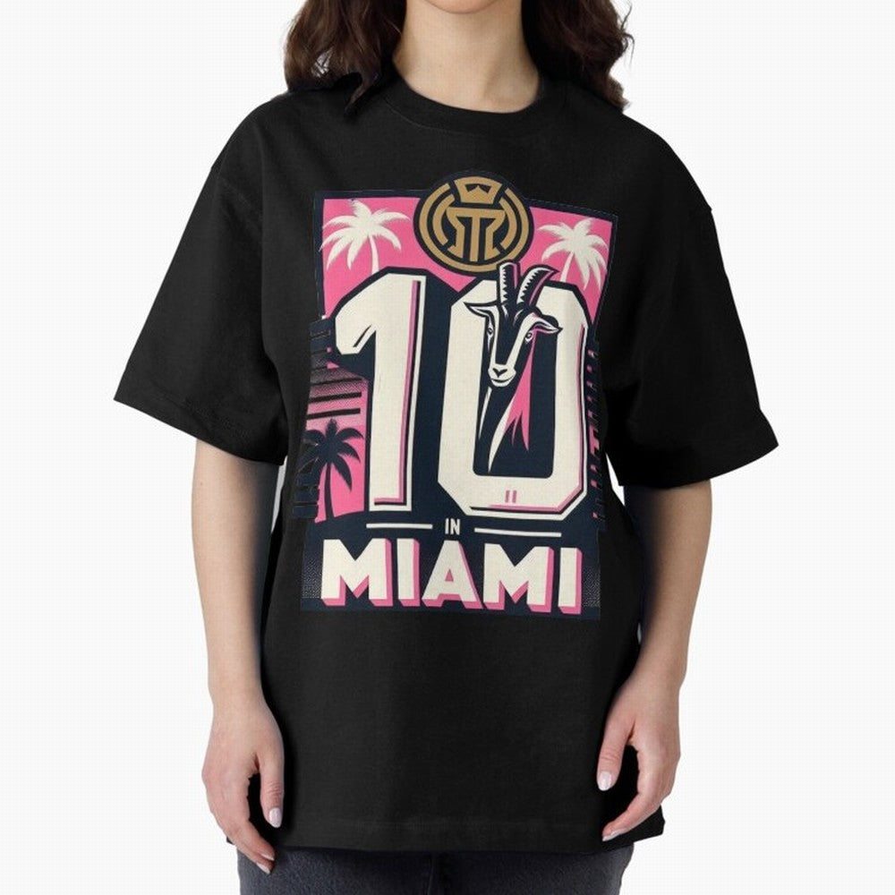 Messi The GOAT Oversized T-Shirt Celebrate National Team Dreams in FIFA World Cup 2026 USA Canada Mexico for Fans of Messi, Neymar and Mbappe and Brazil, Portugal and Argentina, Bringing Sports Nostalgia, International Competition, Famous Players
