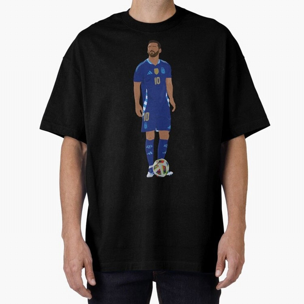 Leo Messi Classic T-Shirt Represent Football Lovers during FIFA World Cup 2026 Group Stage Highlighting CR7 and Messi, England Energy, Sports Nostalgia, International Competition, Famous Players and Unforgettable Victories; Ideal for Passionate