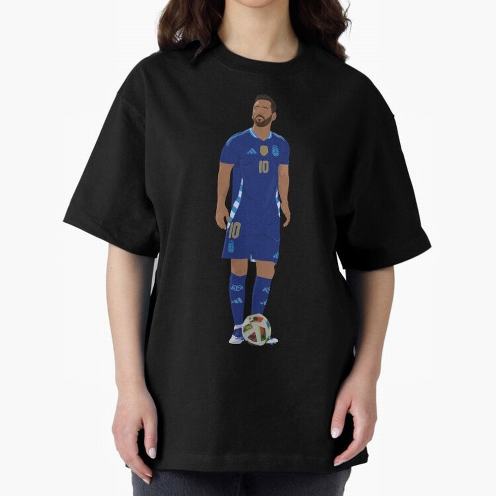 Leo Messi Classic T-Shirt Represent Football Lovers during FIFA World Cup 2026 Group Stage Highlighting CR7 and Messi, England Energy, Sports Nostalgia, International Competition, Famous Players and Unforgettable Victories; Ideal for Passionate