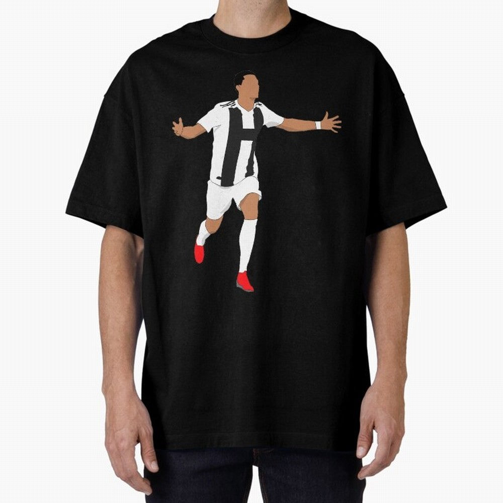 Ronaldo Oversized T-Shirt Honor Global Football Passion for FIFA World Cup 2026 USA Canada Mexico, Built around Cristiano Ronaldo, France, Tournament Hype, Historic Matchups, Family Viewing Parties and Global Sports Pride; Ideal for Passionate Fans