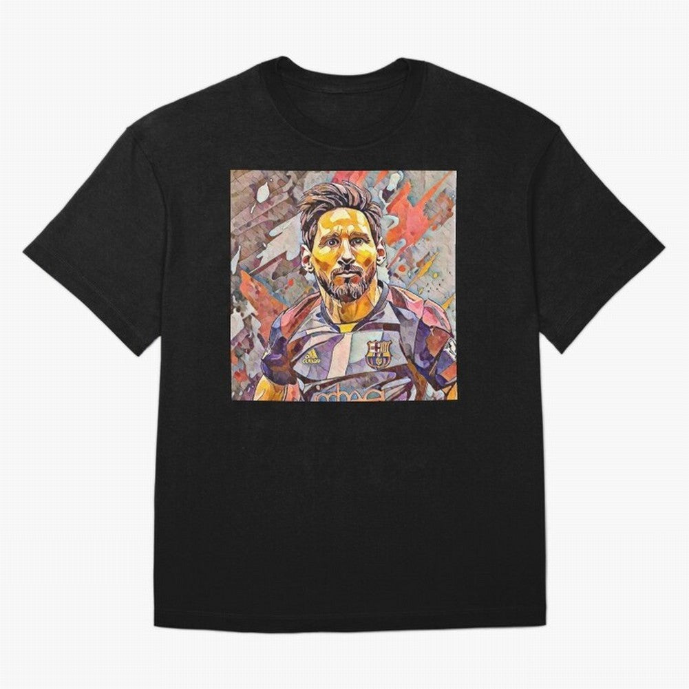 Messi art Oversized T-Shirt Follow Every Goal of FIFA World Cup 2026 USA Canada Mexico Spirit, Featuring England, Cristiano Ronaldo, Football Passion, Legendary Performances, Festival Vibes and Supporter Community; Great for Watch Parties, Sports