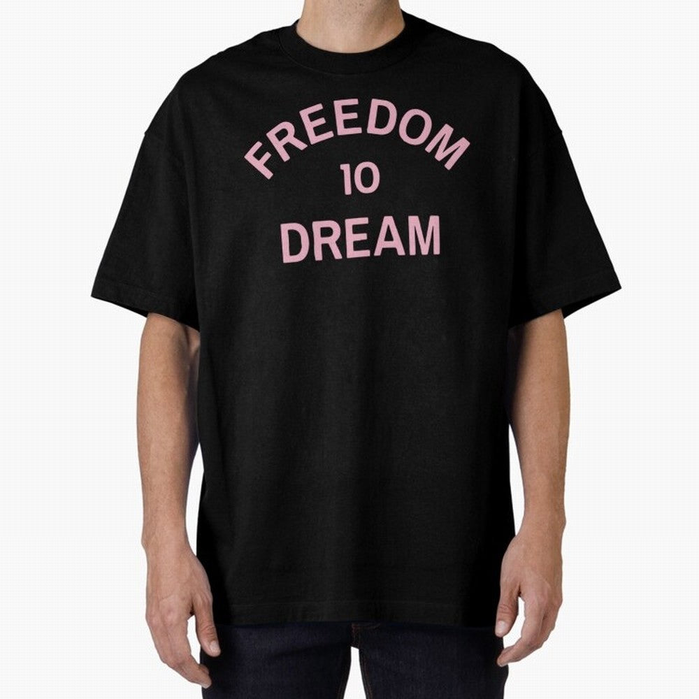 Freedom 10 Dream Oversized T-Shirt Wear the Spirit of FIFA World Cup 2026 for Fans of Cristiano Ronaldo and Brazil, Portugal and Argentina, Bringing Vintage Soccer Flavor, Modern Football Stars, National Flags and Final Night Emotion; Perfect for