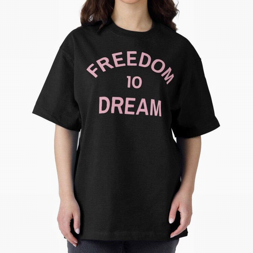 Freedom 10 Dream Oversized T-Shirt Wear the Spirit of FIFA World Cup 2026 for Fans of Cristiano Ronaldo and Brazil, Portugal and Argentina, Bringing Vintage Soccer Flavor, Modern Football Stars, National Flags and Final Night Emotion; Perfect for