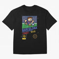 FC Barcelona (8-bit Football / Soccer Videogame Cart) Essential T-Shirt Follow the Final Road of FIFA World Cup 2026 USA Canada Mexico Connected to Cristiano Ronaldo, Haaland and CR7, France and Portugal Energy, Classic Soccer Heritage,