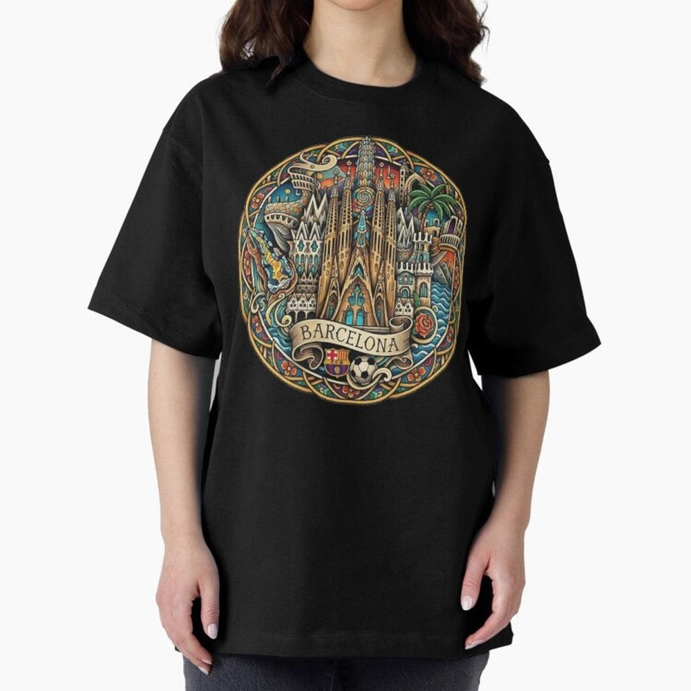 BARCELONA Classic T-Shirt Make the Season About Global Football Passion for FIFA World Cup 2026, Filled with Messi and Cristiano Ronaldo, Argentina, France and Brazil, Football Festival Excitement, Trophy Ambitions, Country Rivalries and Star