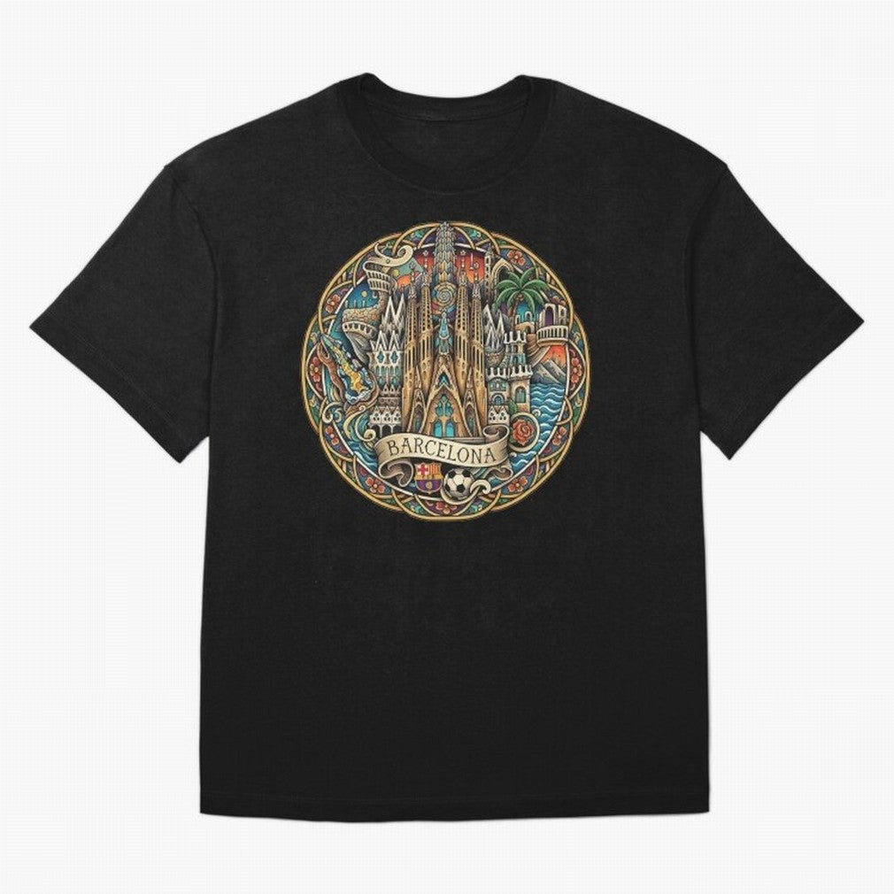 BARCELONA Classic T-Shirt Make the Season About Global Football Passion for FIFA World Cup 2026, Filled with Messi and Cristiano Ronaldo, Argentina, France and Brazil, Football Festival Excitement, Trophy Ambitions, Country Rivalries and Star