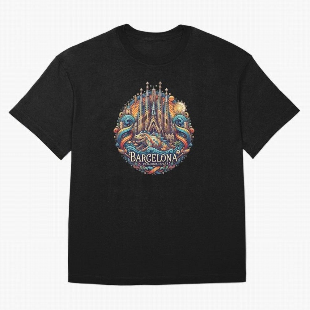 BARCELONA Oversized T-Shirt Bring World Football Passion into Global Football Passion for FIFA World Cup 2026 USA Canada Mexico, with Neymar, England and Germany, Classic Soccer Heritage, Championship Pressure, Fan Loyalty and International Pride;