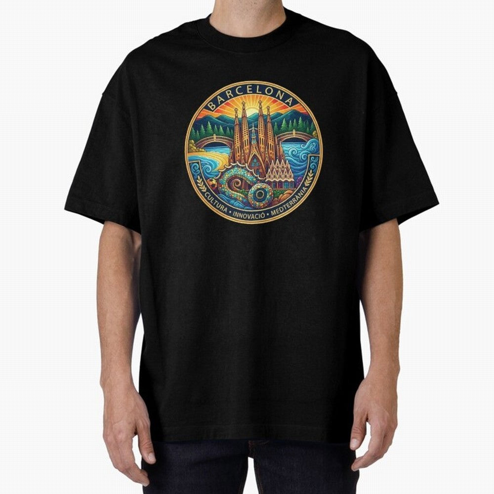 BARCELONA Oversized T-Shirt Turn Every Weekend Toward Match Day Hype around FIFA World Cup 2026 Group Stage, Mbappe and Neymar, Spain and Netherlands, Fan Favorite Moments, National Team Passion, Big Match Drama and Soccer History; Perfect for