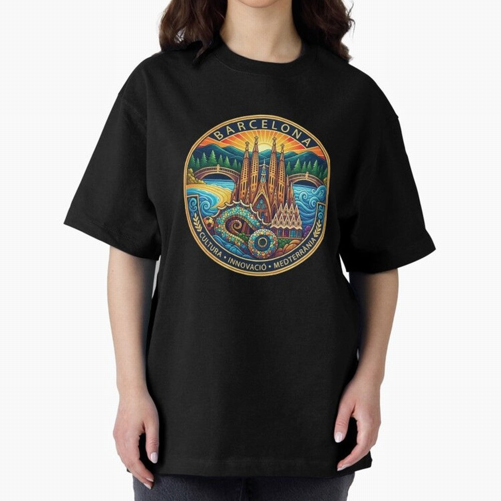 BARCELONA Oversized T-Shirt Turn Every Weekend Toward Match Day Hype around FIFA World Cup 2026 Group Stage, Mbappe and Neymar, Spain and Netherlands, Fan Favorite Moments, National Team Passion, Big Match Drama and Soccer History; Perfect for