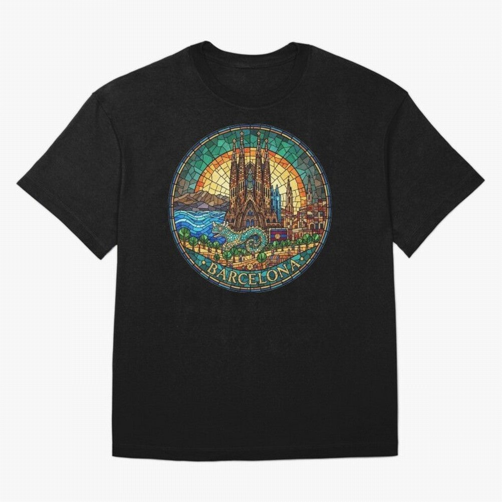BARCELONA Classic T-Shirt Share Match Day Hype around FIFA World Cup 2026, CR7, Portugal, Vintage Soccer Flavor, Modern Football Stars, National Flags and Final Night Emotion; Ideal for Fans Who Follow Messi, Cristiano Ronaldo, CR7, Mbappe, Neymar