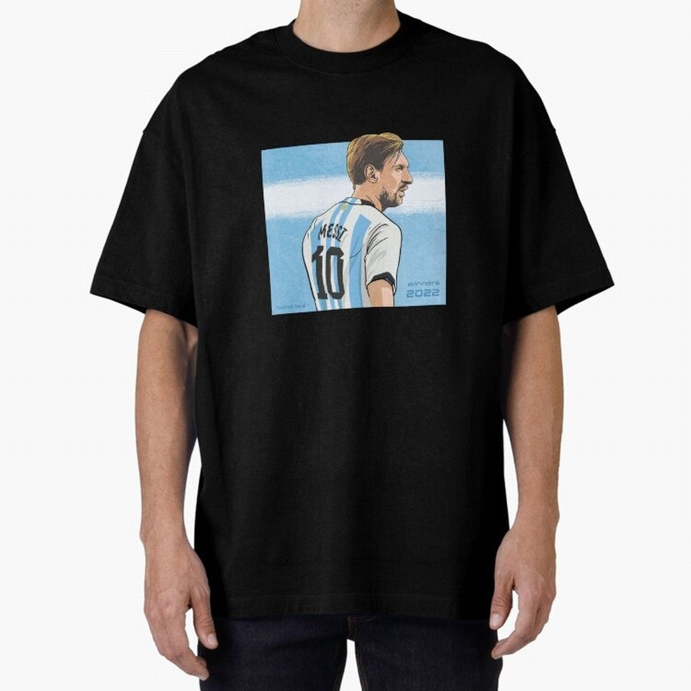 Messi Argentina's Qatar 2022 Hero Classic T-Shirt Show Match Day Excitement for FIFA World Cup 2026 for Fans of Mbappe and Neymar and Argentina, Bringing Stadium Memories, Football Loyalty, International Chants and Championship Tradition; Ideal for
