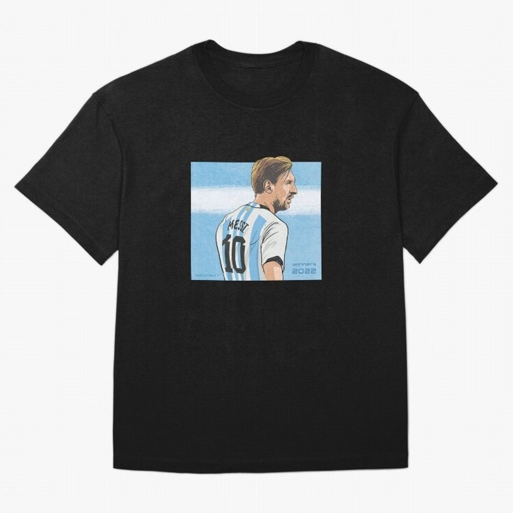 Messi Argentina's Qatar 2022 Hero Classic T-Shirt Show Match Day Excitement for FIFA World Cup 2026 for Fans of Mbappe and Neymar and Argentina, Bringing Stadium Memories, Football Loyalty, International Chants and Championship Tradition; Ideal for